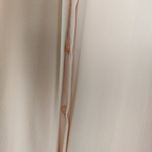 LC Waikiki Women's Button Down Tunis Shirt Size EU 36 Ruffle Feminine Romantic - Picture 4 of 7